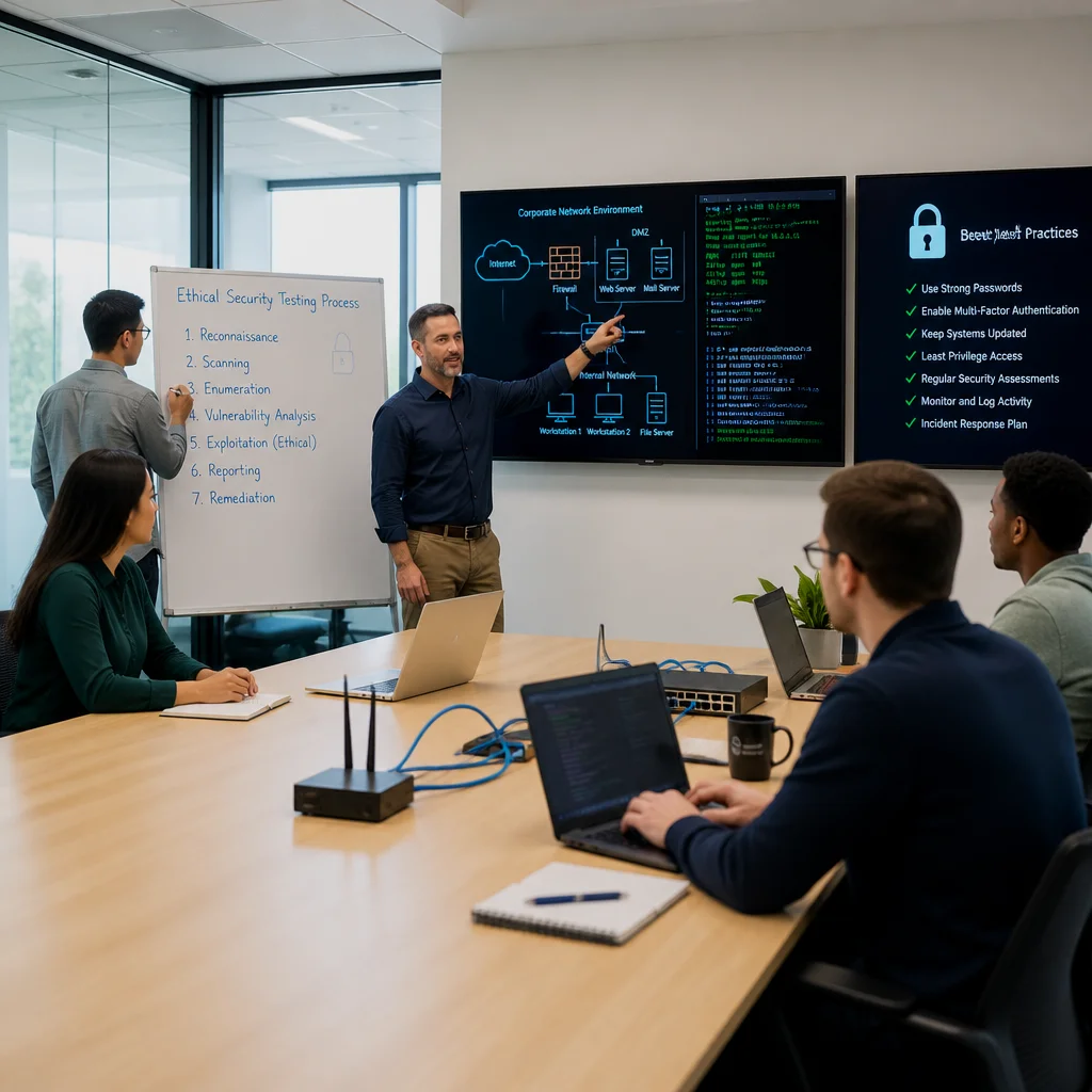 CyberLabSafeの実習風景とサポートイメージ